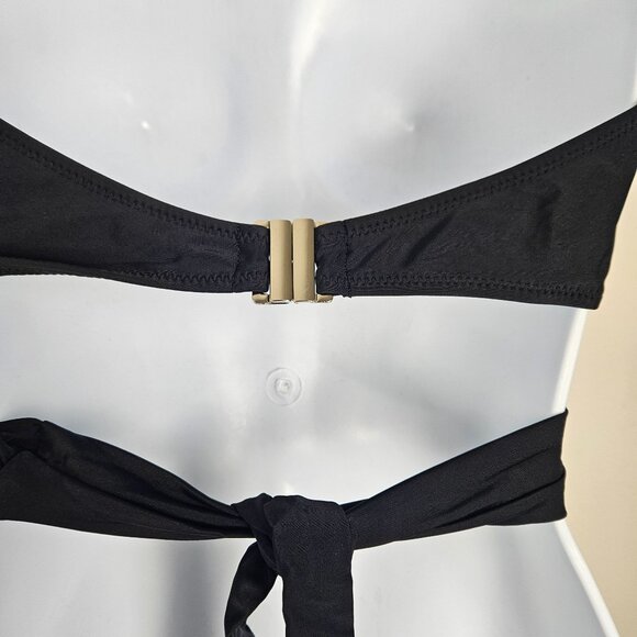 Womens Large Tummy Control Modest High Waisted Bikini Set Halter Top Swimsuit - Picture 9 of 12